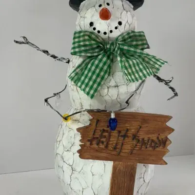 "Let It Snow" Snowman