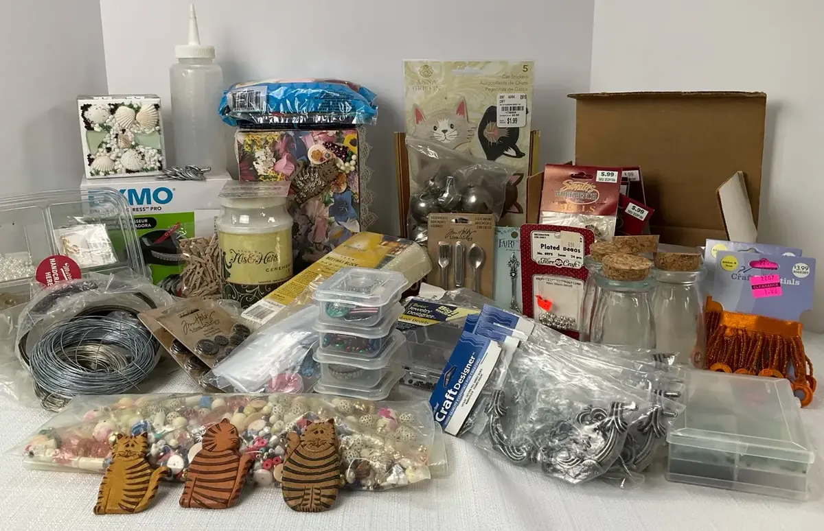Jingle Bells Craft Supplies Mystery Lot