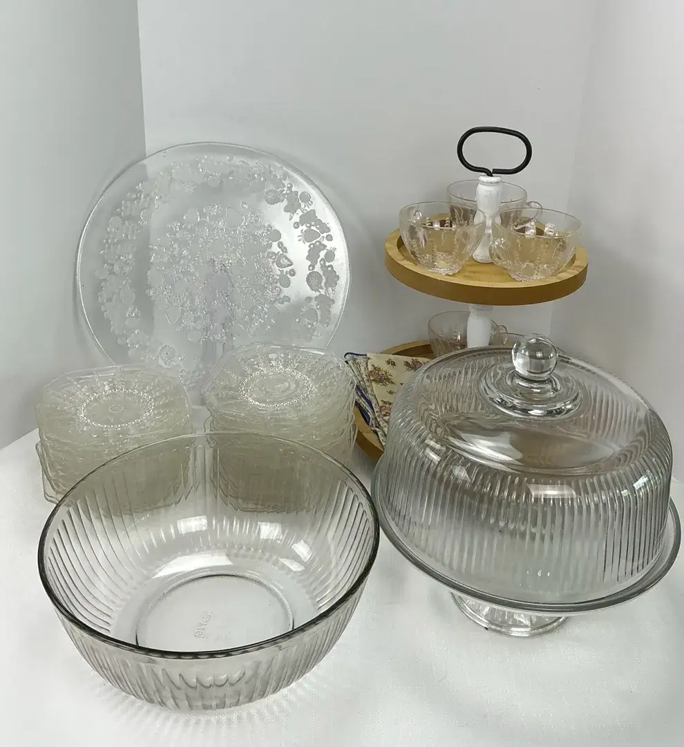 Cake Stand, Dessert Plates, Serving Assortment 