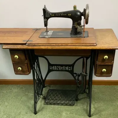 Antique Singer Treadle Sewing Machine