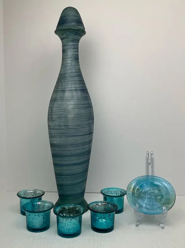 Coastal Glass Décor Set