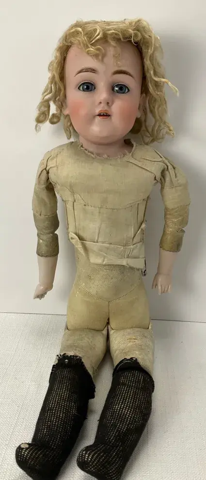 Antique German "DEP" Bisque Doll