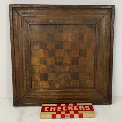 Hal-Sam Checkers & Board