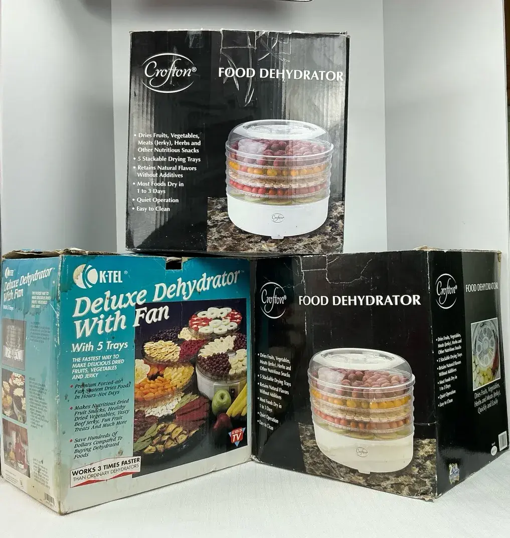 Food Dehydrators - Croften, K-Tel and by Mr Coffee 