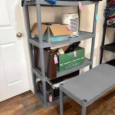 Sale Photo Thumbnail #374: 35" wide x 52" tall x 15" deep (measurement doesn't include single rack seen in picture)