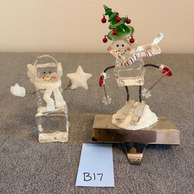 Sale Photo Thumbnail #32: Seasons of Canon Falls Ice Cube ornament and stocking hanger