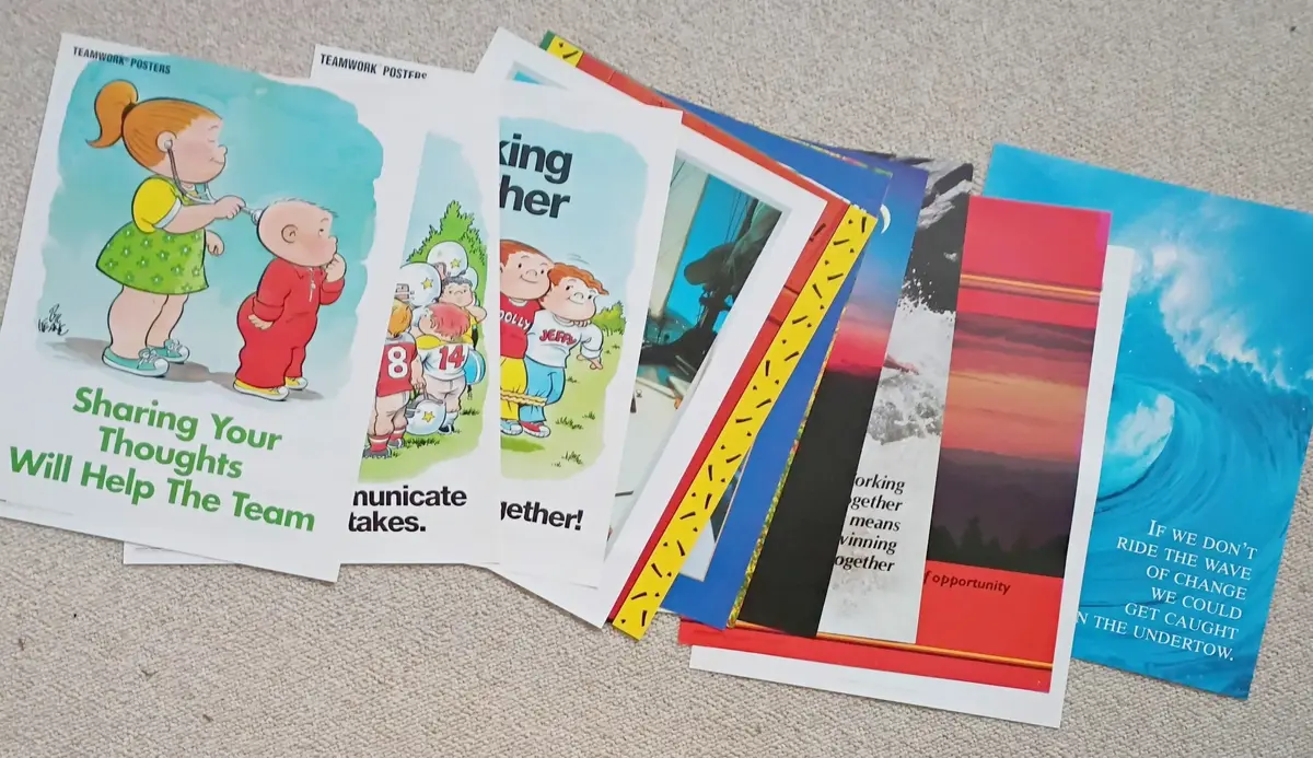 Vintage Educational & Motivational Wall Posters