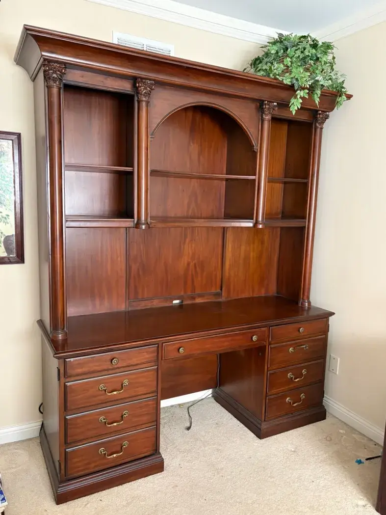 Sligh Furniture Ellis Line Executive Desk Credenza