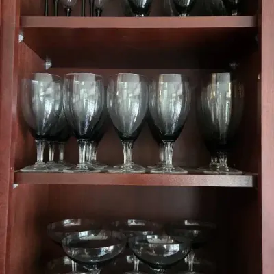 Vintage Smokey Fosteria Glasses