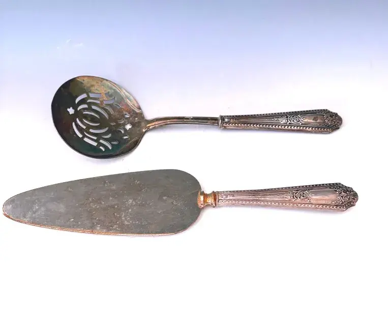 Antique Sterling Handled Serving Set