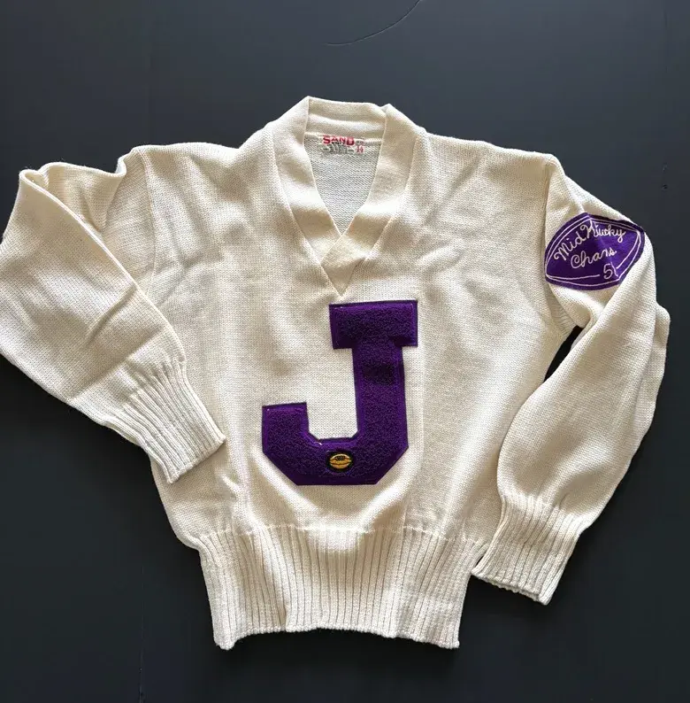 Vintage 1958 State Champ Letter Sweater