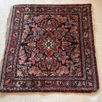 Persian Hand Knotted Accent Rug