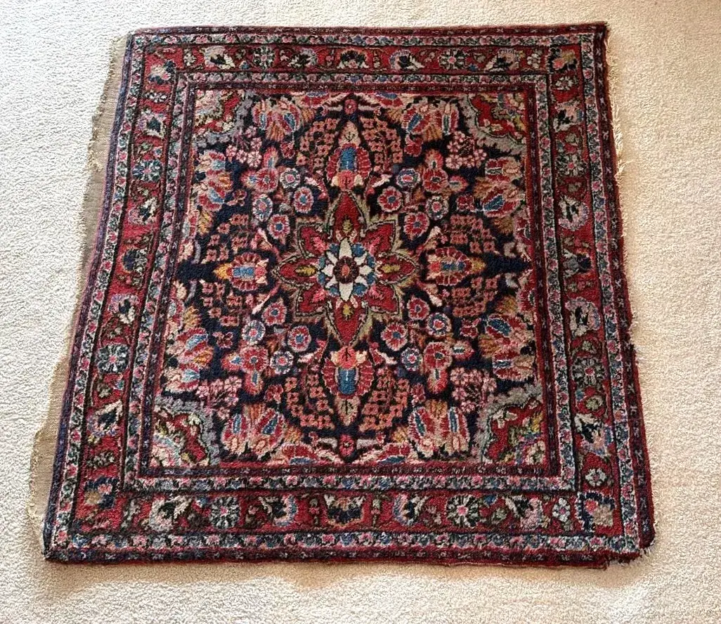 Persian Hand Knotted Accent Rug