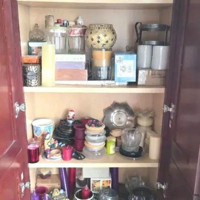 Candles And Holders Cleanout 