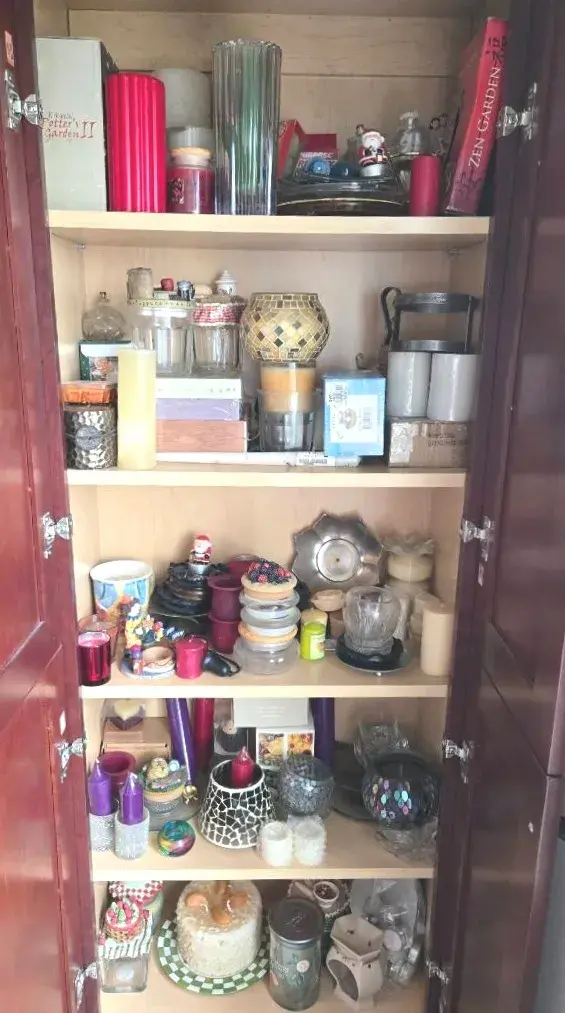 Candles And Holders Cleanout 