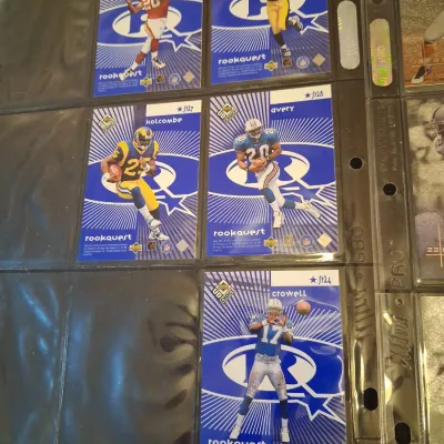 VARIETY OF FOOTBALL CARDS