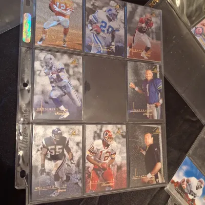 VARIETY OF FOOTBALL CARDS