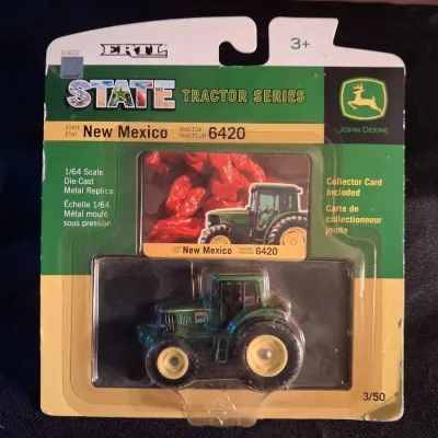 JOHN DEERE OWNER'S EDITION HAT AND DIE CAST TRACTOR