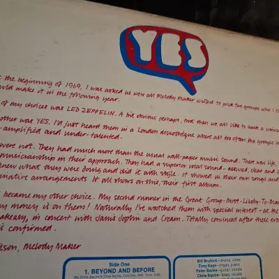 PETE TOWNSHEND AND YES VINYL RECORDS