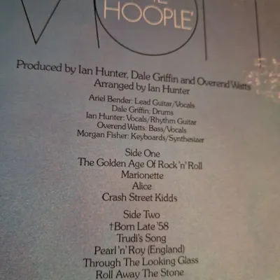 MOTT THE HOOPLE VINYL RECORDS