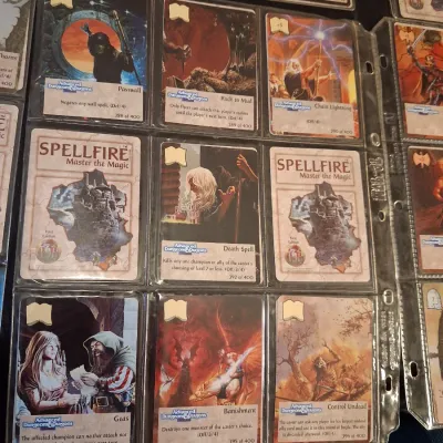 SPELLFIRE MASTER THE MAGIC TSR TRADING CARDS