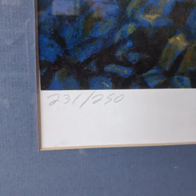 "NIGHT EYES" BY VIRG BECK SIGNED AND NUMBERED PRINT
