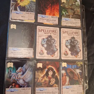 SPELLFIRE MASTER THE MAGIC TSR CCG CARDS LOT