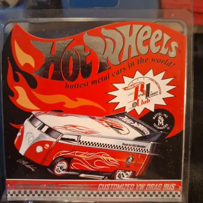HOT WHEELS RLC CUSTOMIZED VW DRAG BUS