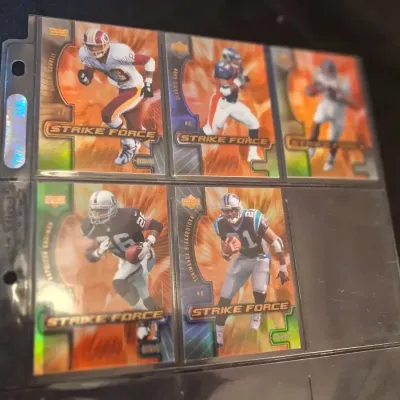 VARIETY OF FOOTBALL CARDS