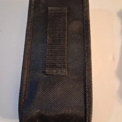 LARGE FOLDING KNIFE WITH NYLON CLIP ON SHEATH