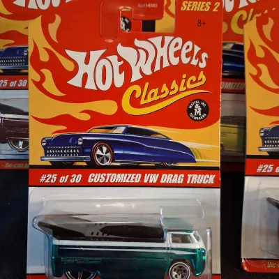 HOT WHEELS CLASSICS CUSTOMIZED VW DRAG TRUCKS