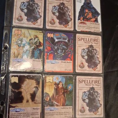 SPELLFIRE MASTER THE MAGIC TSR CCG CARDS LOT