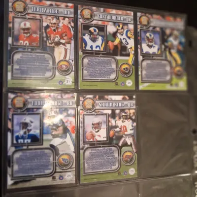 VARIETY OF FOOTBALL CARDS
