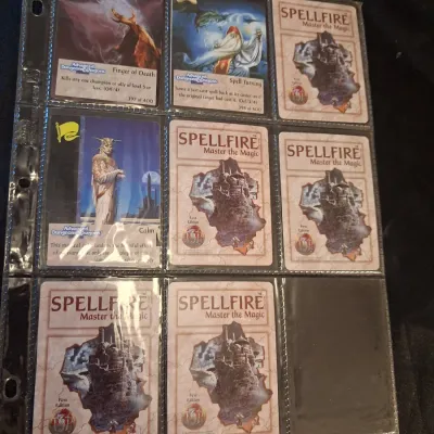 SPELLFIRE MASTER THE MAGIC TSR TRADING CARDS