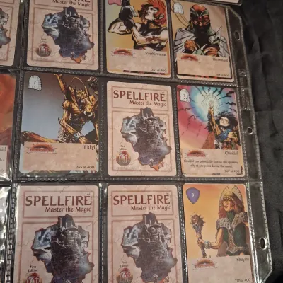 SPELLFIRE MASTER THE MAGIC TSR TRADING CARDS