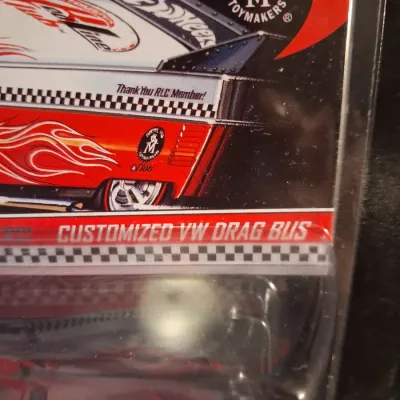 HOT WHEELS RLC CUSTOMIZED VW DRAG BUS