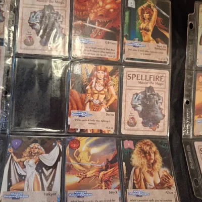 SPELLFIRE MASTER THE MAGIC TSR TRADING CARDS