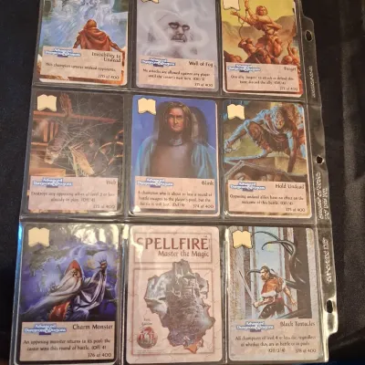 SPELLFIRE MASTER THE MAGIC TSR TRADING CARDS