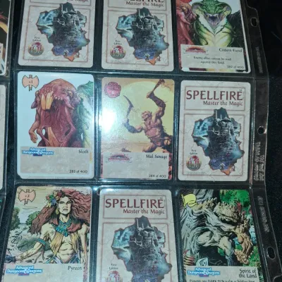 SPELLFIRE MASTER THE MAGIC TSR TRADING CARDS