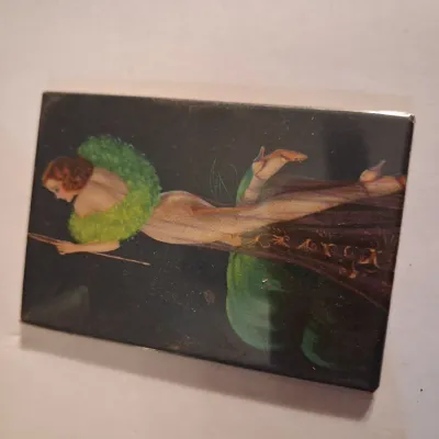 VINTAGE WRIGLEY'S JUICY FRUIT MATCH HOLDER, TAYLOR THERMOMETER AND MORE