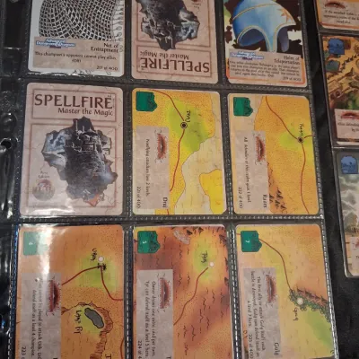 SPELLFIRE MASTER THE MAGIC TSR CCG CARDS LOT