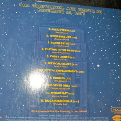 GRATEFUL DEAD "DICK'S PICKS" VOLUME ONE AND A BONUS DISC