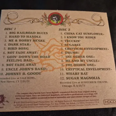 GRATEFUL DEAD "ROAD TRIPS" VOL 1 NO 3
