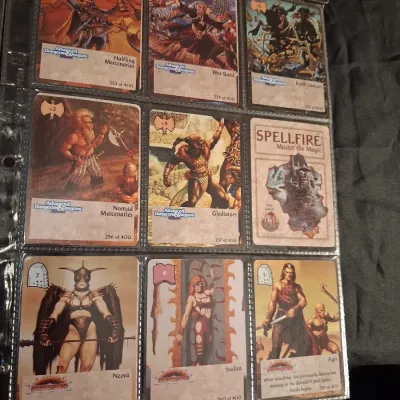 SPELLFIRE MASTER THE MAGIC TSR TRADING CARDS
