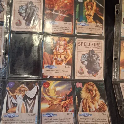 SPELLFIRE MASTER THE MAGIC TSR TRADING CARDS