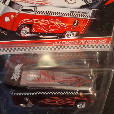 HOT WHEELS RLC CUSTOMIZED VW DRAG BUS