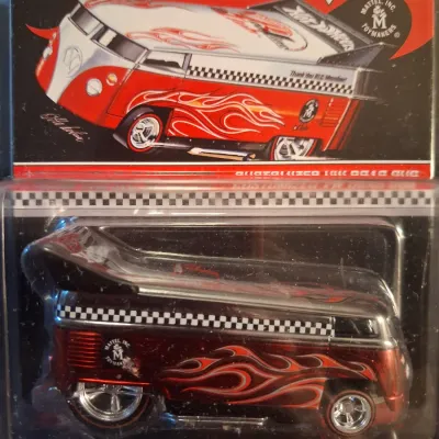 HOT WHEELS RLC CUSTOMIZED VW DRAG BUS