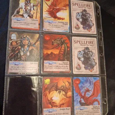 SPELLFIRE MASTER THE MAGIC TSR TRADING CARDS