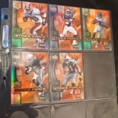 VARIETY OF FOOTBALL CARDS