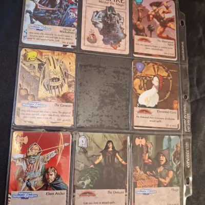 SPELLFIRE MASTER THE MAGIC TSR CCG CARDS LOT